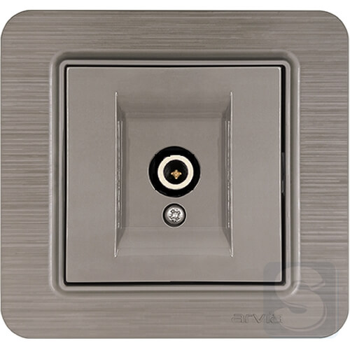 Розетка TV конечная Arvia Electric Lavin Медь (21 28 4010 273)